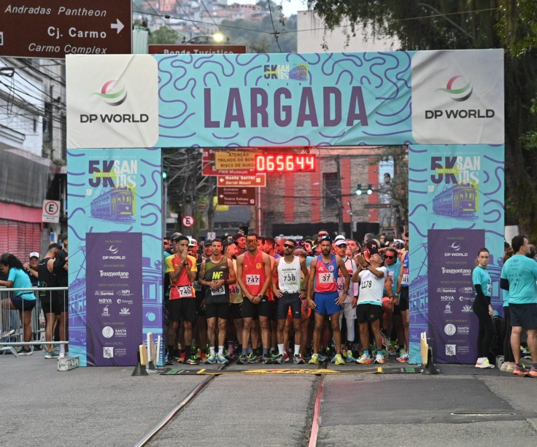 Corrida 5K vai movimentar o Centro Histórico de Santos neste domingo (19)