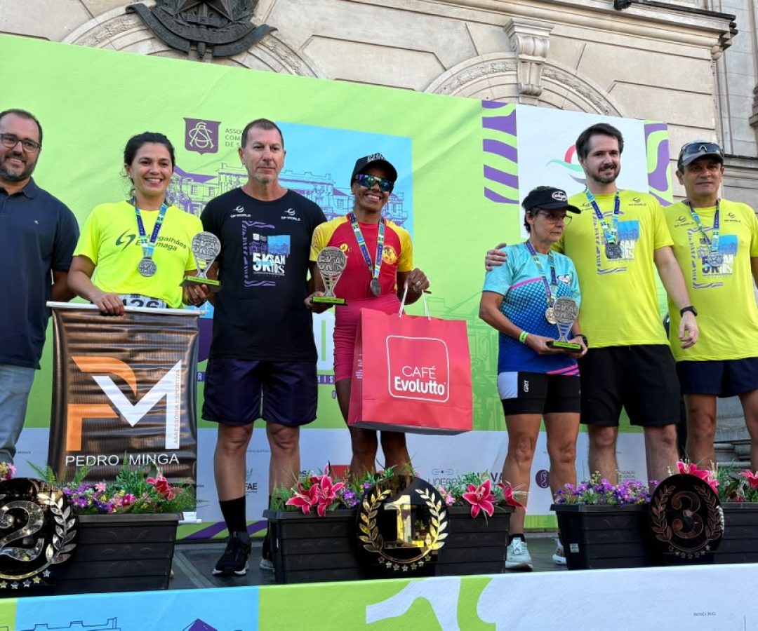 Corrida 5K atrai mais de 1 mil participantes para o Centro Histórico de Santos