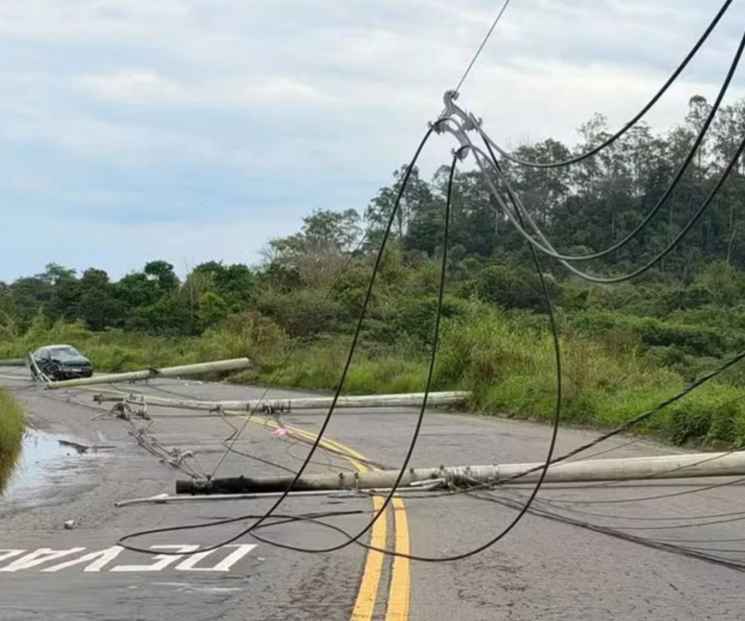 acidente no Acesso Norte em Juiz de Fora