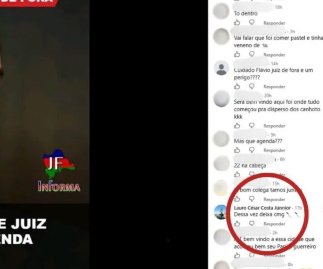 ameaça a Flávio Bolsonaro