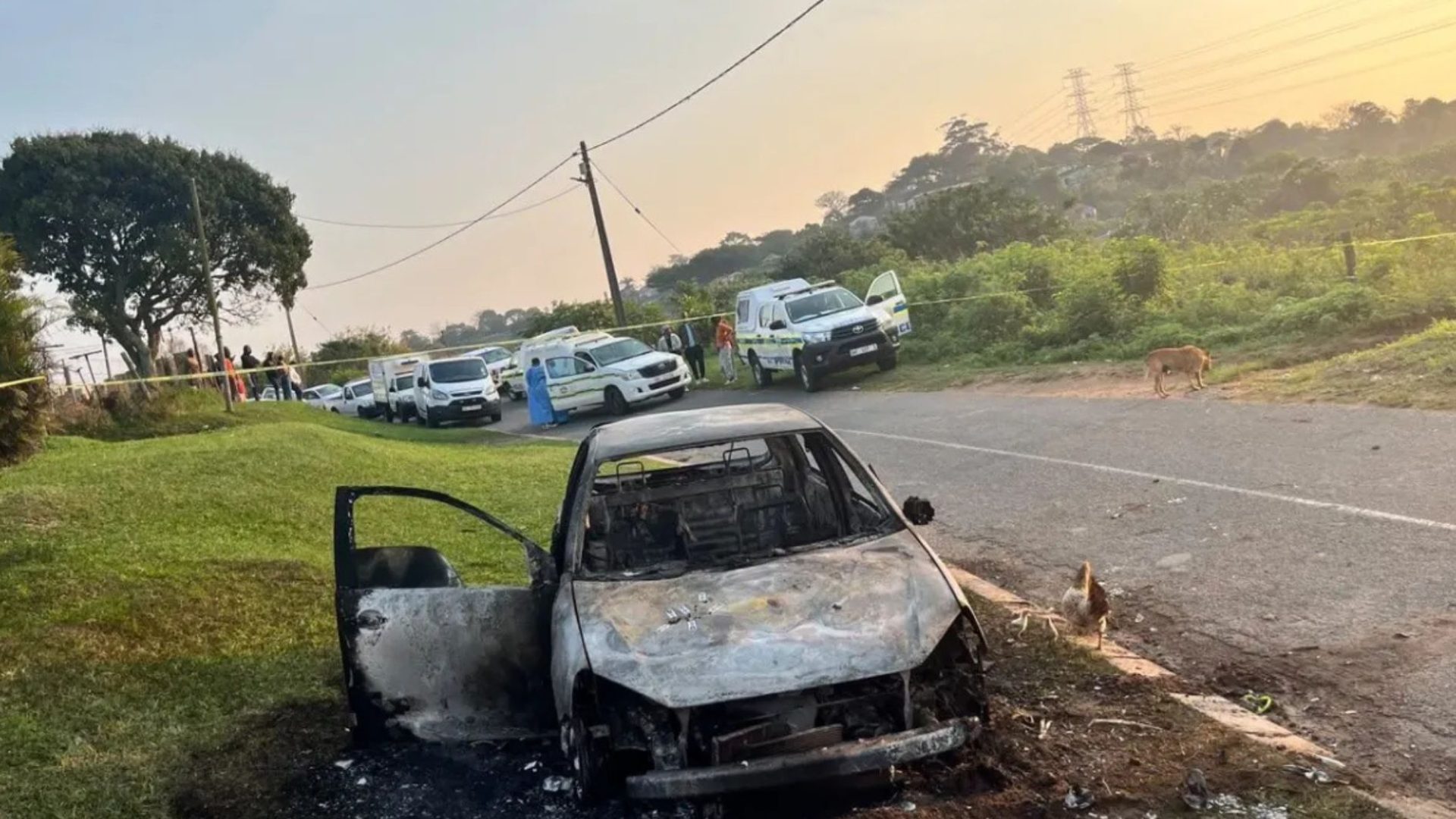 ataque a tiros na África do Sul