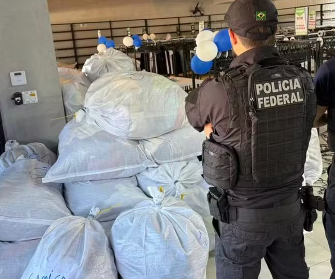 Operação Fidúcia II apreende mais de R$ 2 milhões em produtos falsificados em Uberlândia (foto: divulgação/PF)