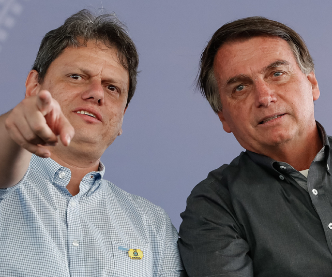 bolsonaro e tarcisio juntos 27 08 25