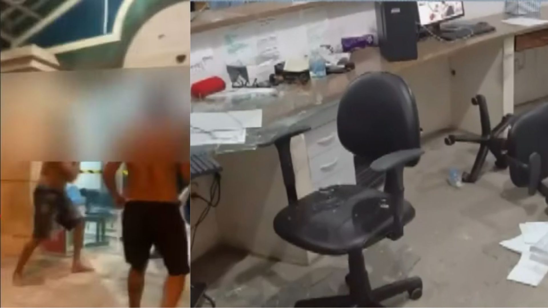 briga entre pacientes em hospital