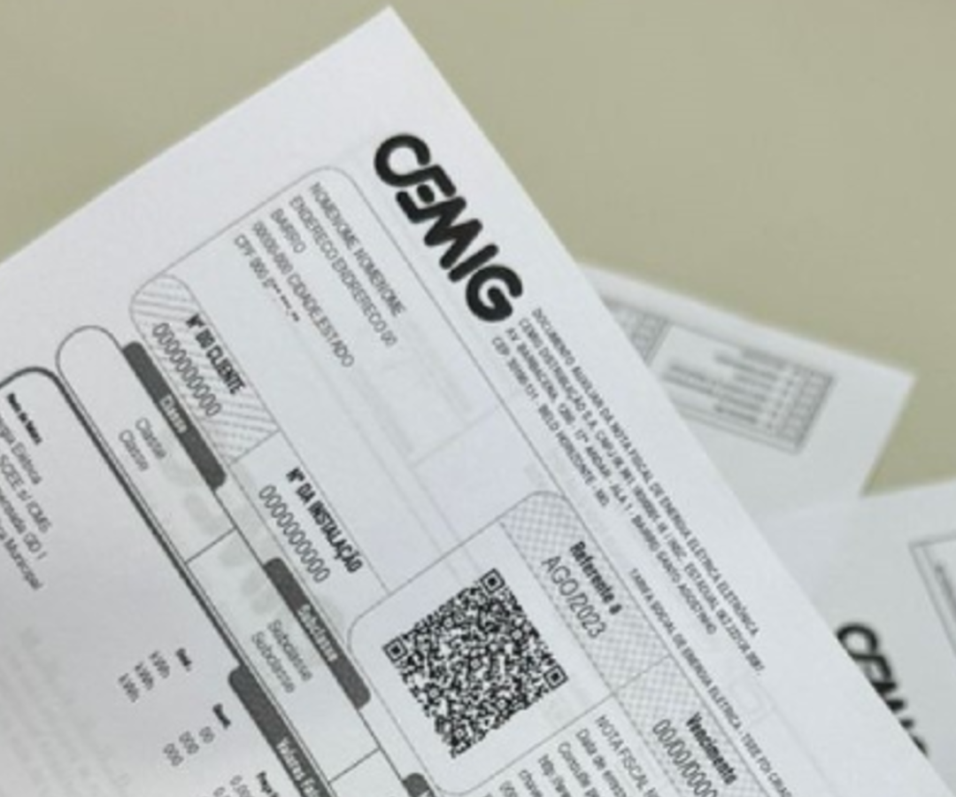 conta de energia da Cemig (foto: divulgação/CEMIG)
