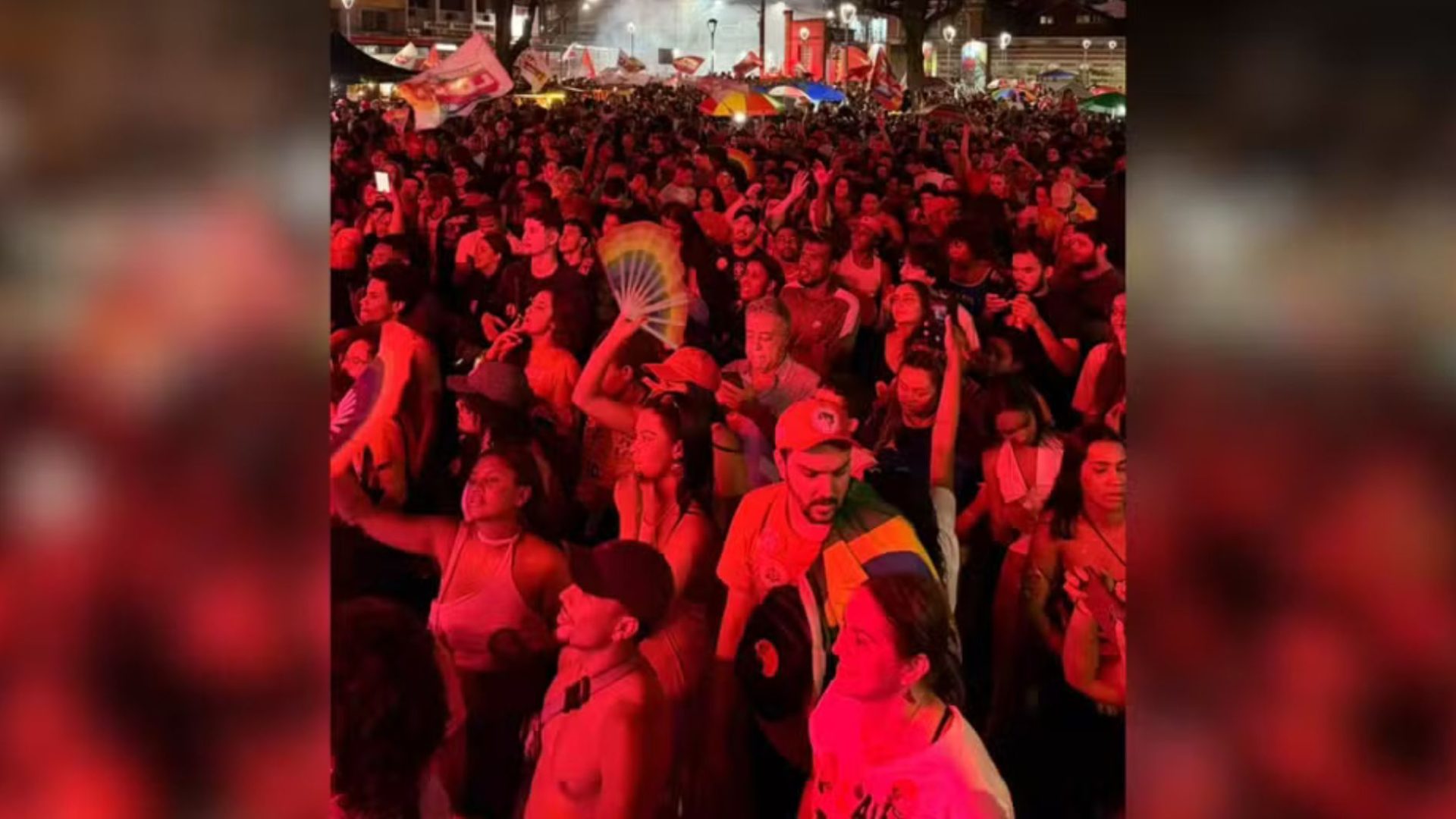 comemoração da vitória de Lula em Juiz de Fora