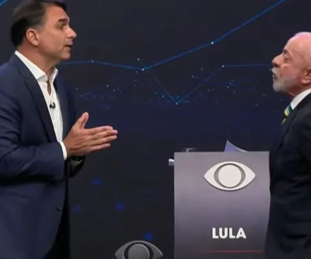 debate entre Lula e Flávio Bolsonaro