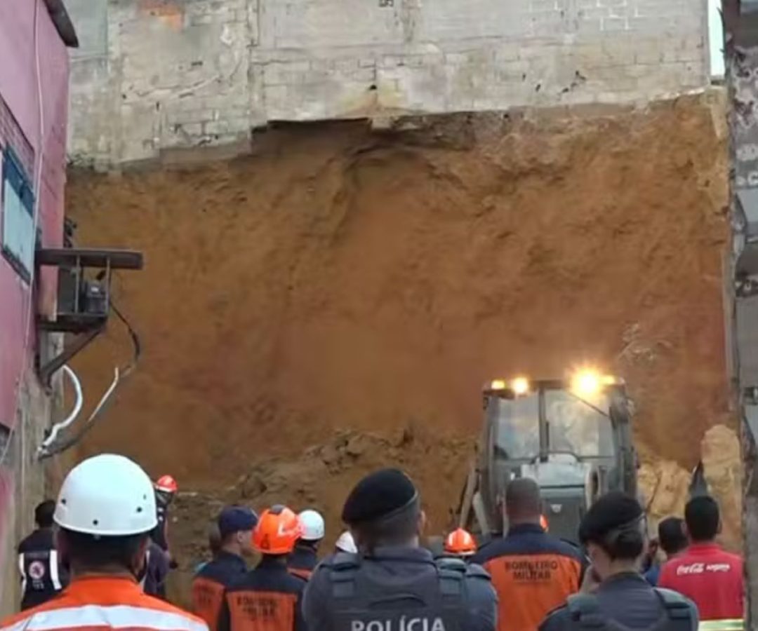 desabamento em obra