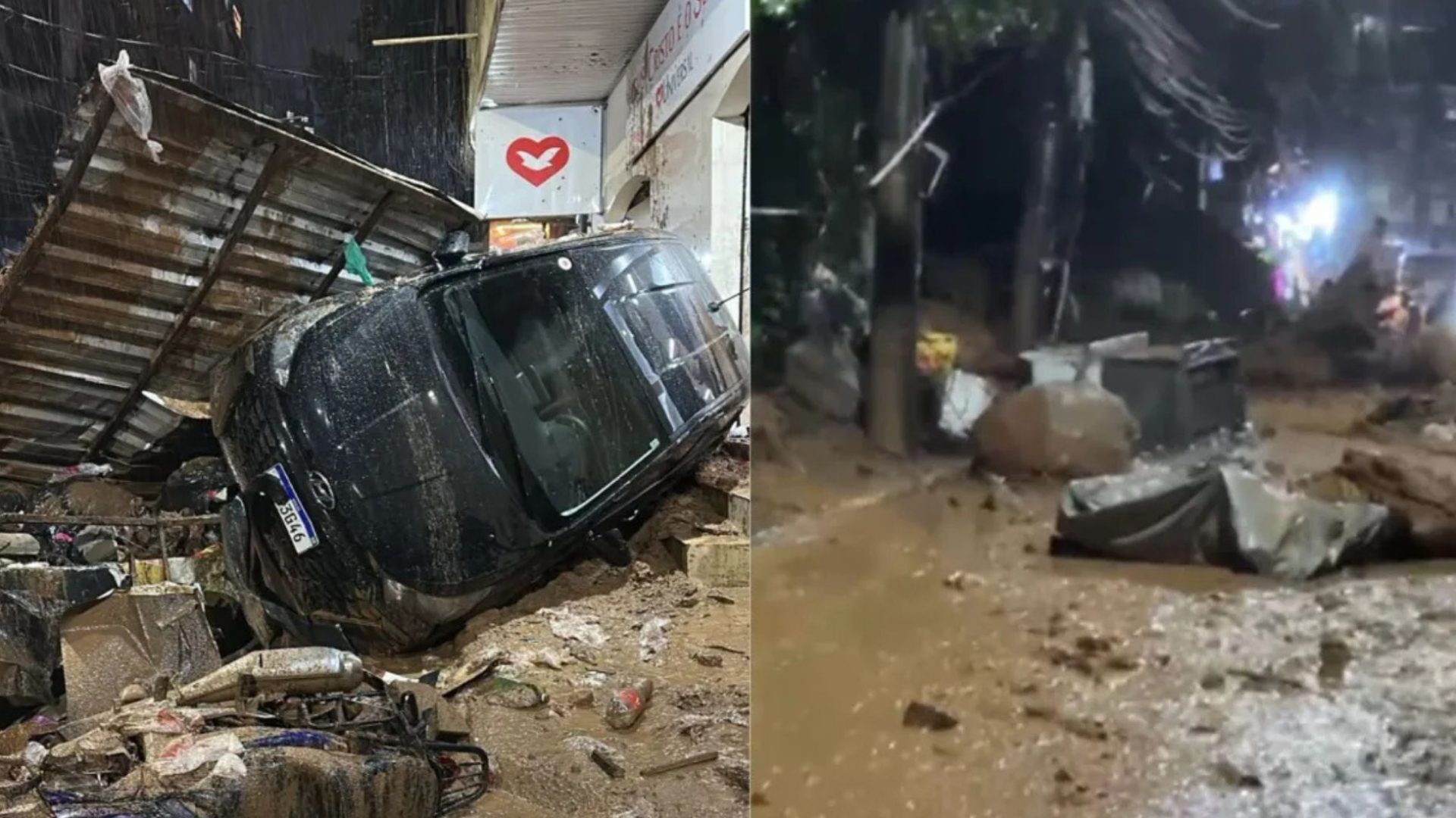 deslizamento na Rocinha