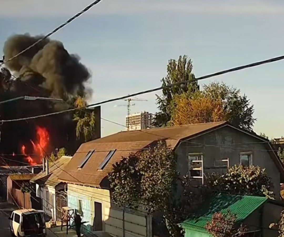 drone russo em Kiev