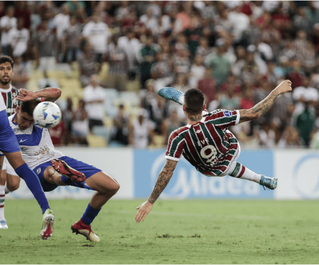 O Fluminense goleou o GV San José, da Bolívia, na segunda rodada da fase de grupos da Copa Conmebol Sudamericana.