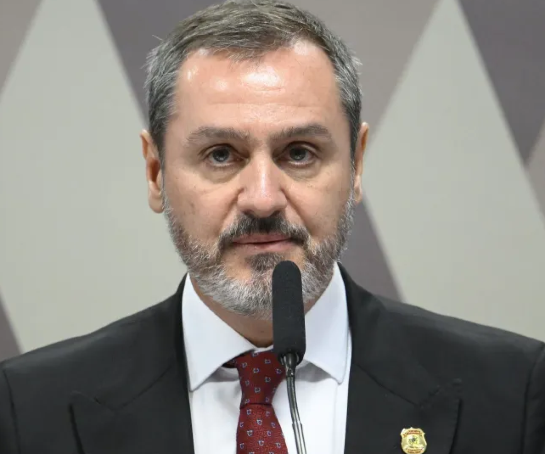 Andrei Augusto Passos Rodrigues, diretor-geral da Polícia Federal, foi o primeiro a depor na CPI do Crime Organizado no Senado, na manhã desta terça (18)