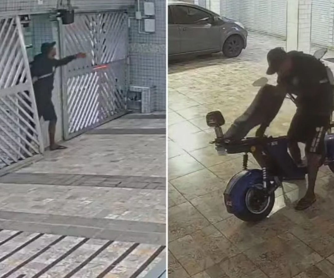 furto de bateria de bicicleta elétrica em Praia Grande