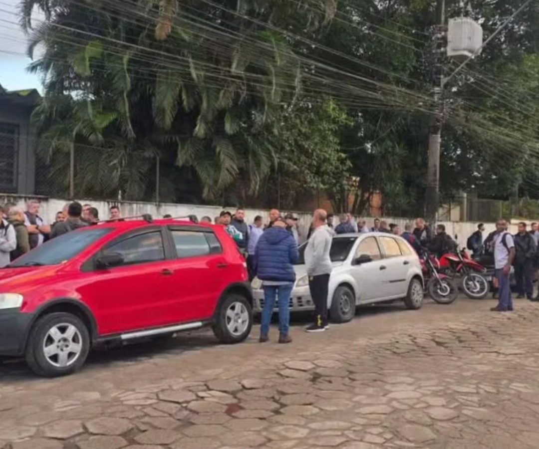 greve de ônibus em Guarujá