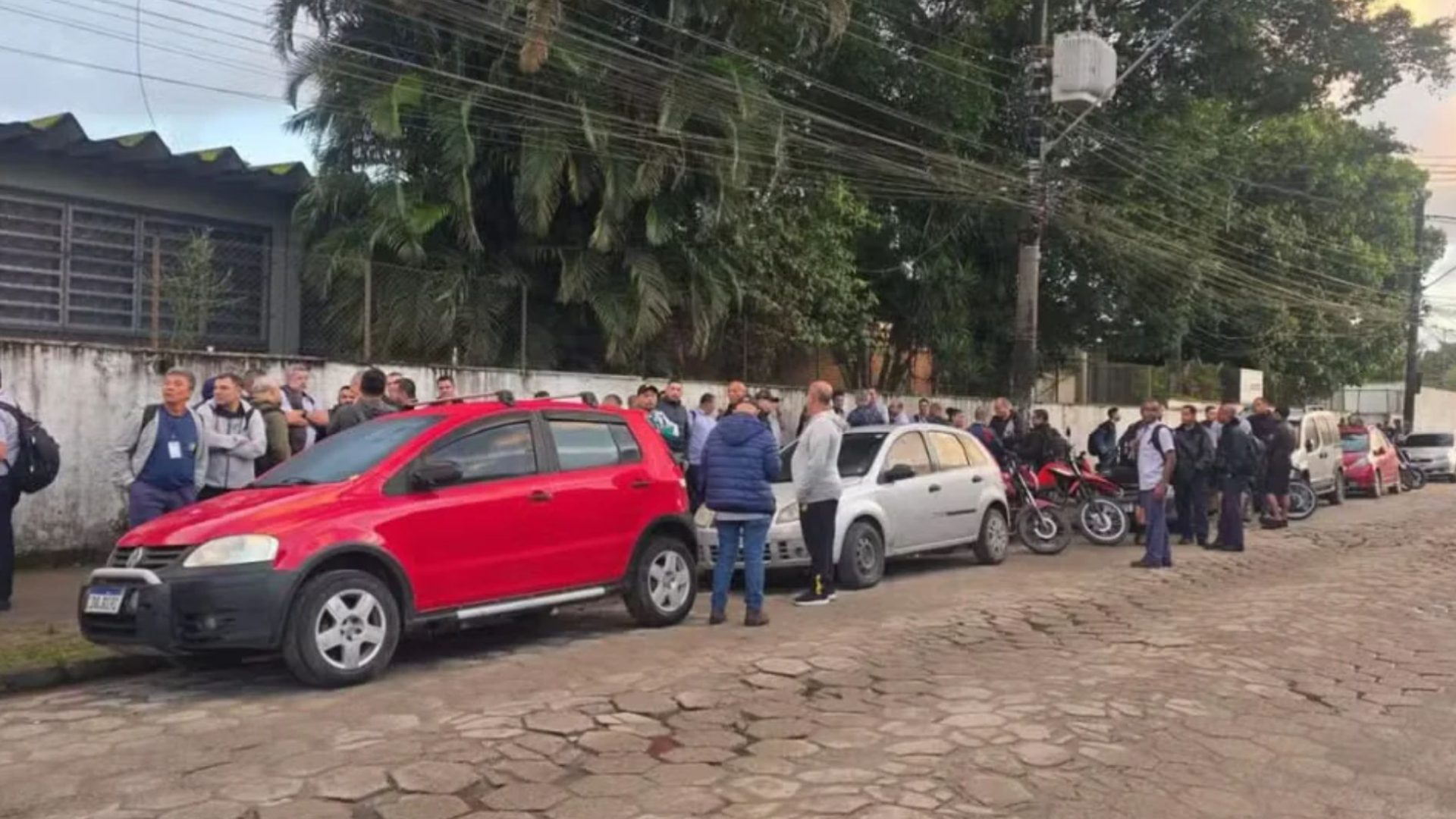 greve de ônibus em Guarujá