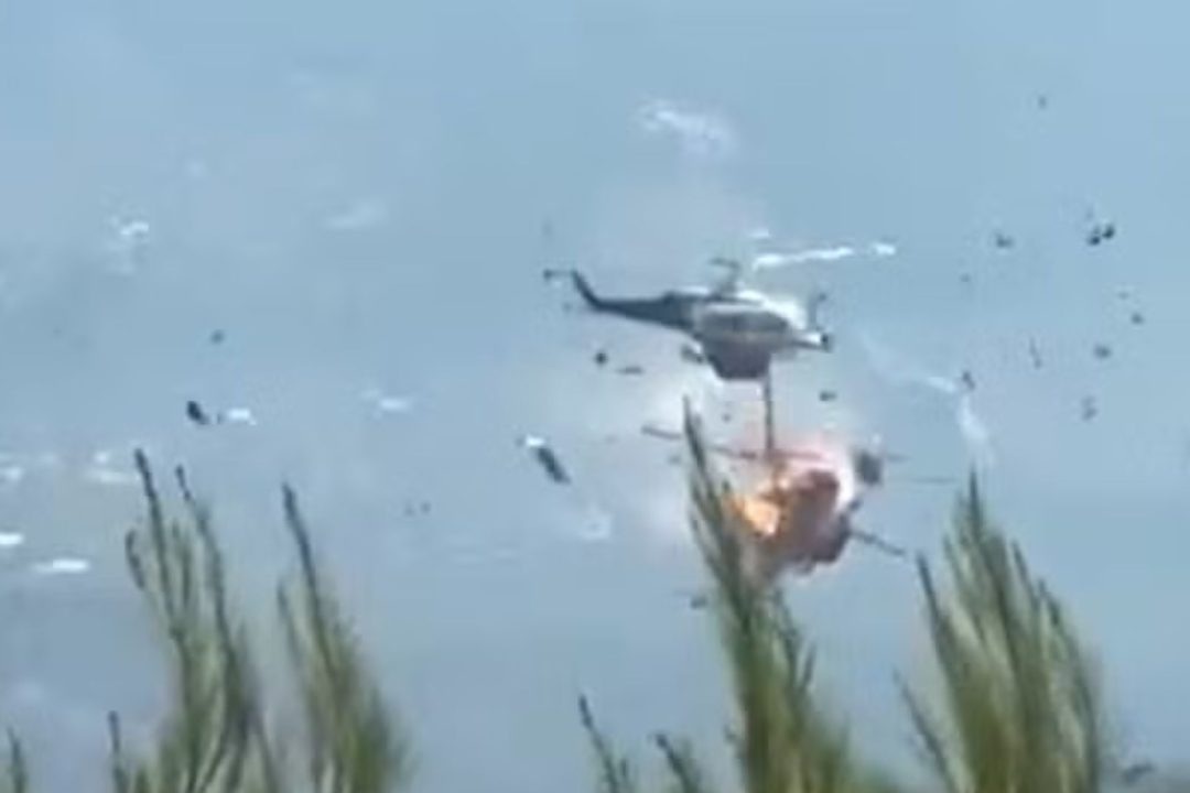 helicópteros colidem