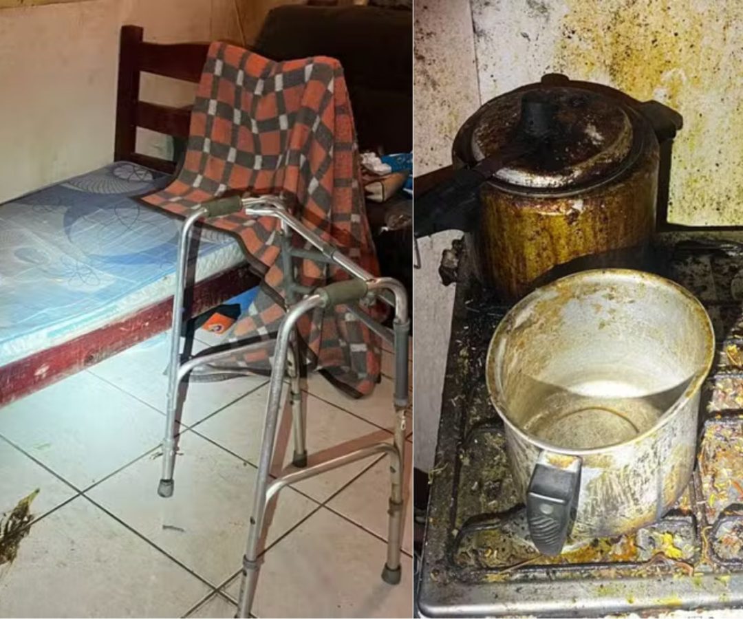 idosa em situação insalubre em MG