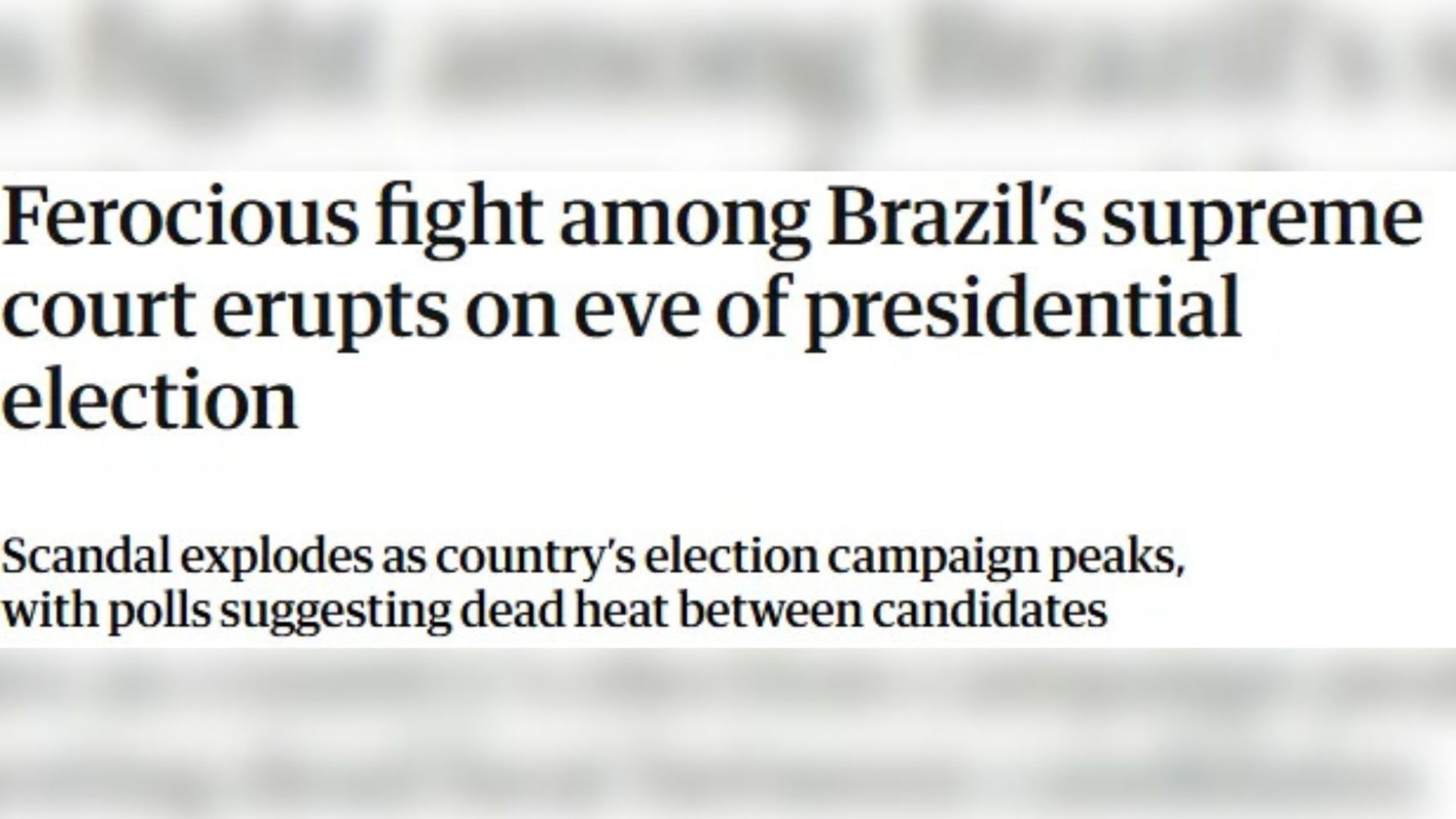 imprensa internacional