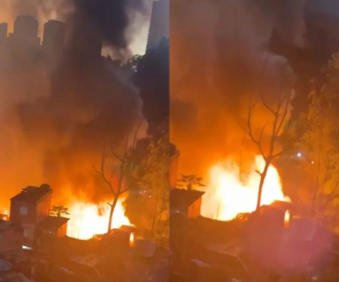 incêndio em Paraisópolis