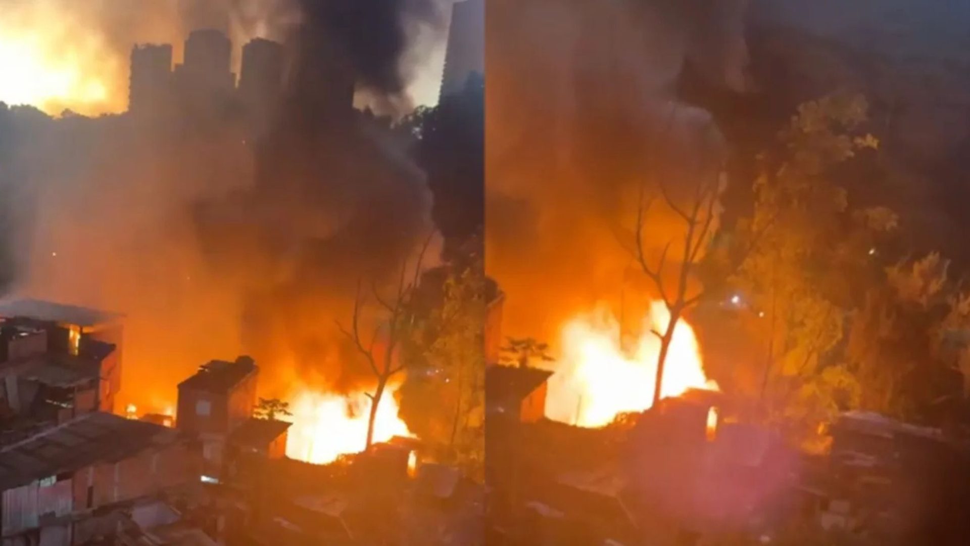 incêndio em Paraisópolis