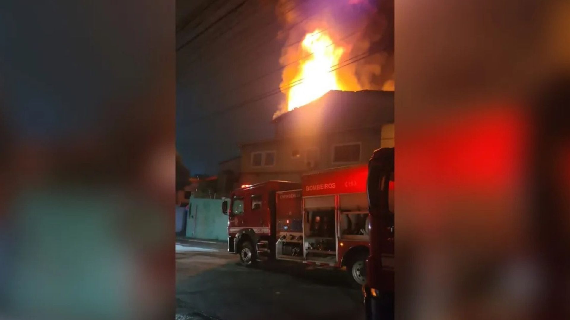 incêndio em fábrica de velas em SP