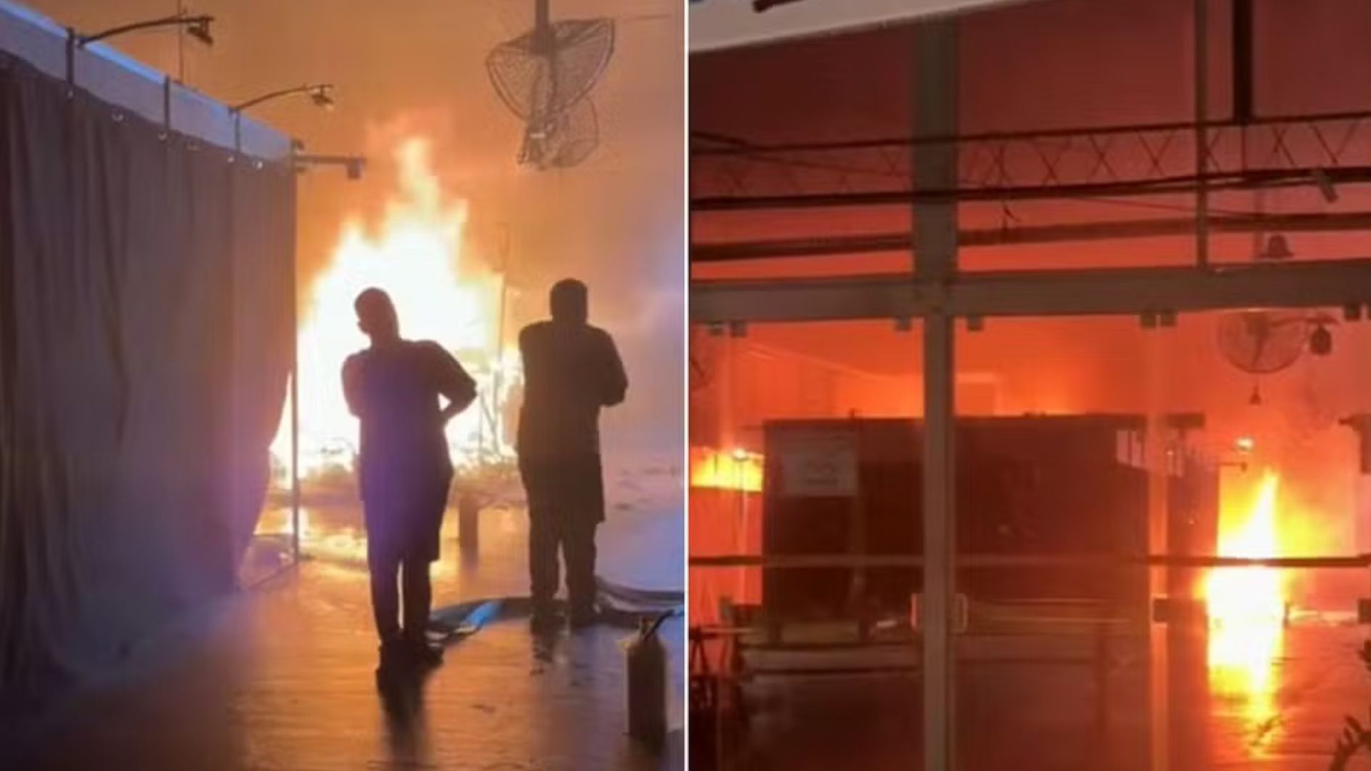 incêndio em shopping de Guarujá
