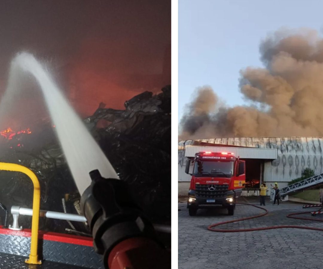incêndio na fábrica da Colcci