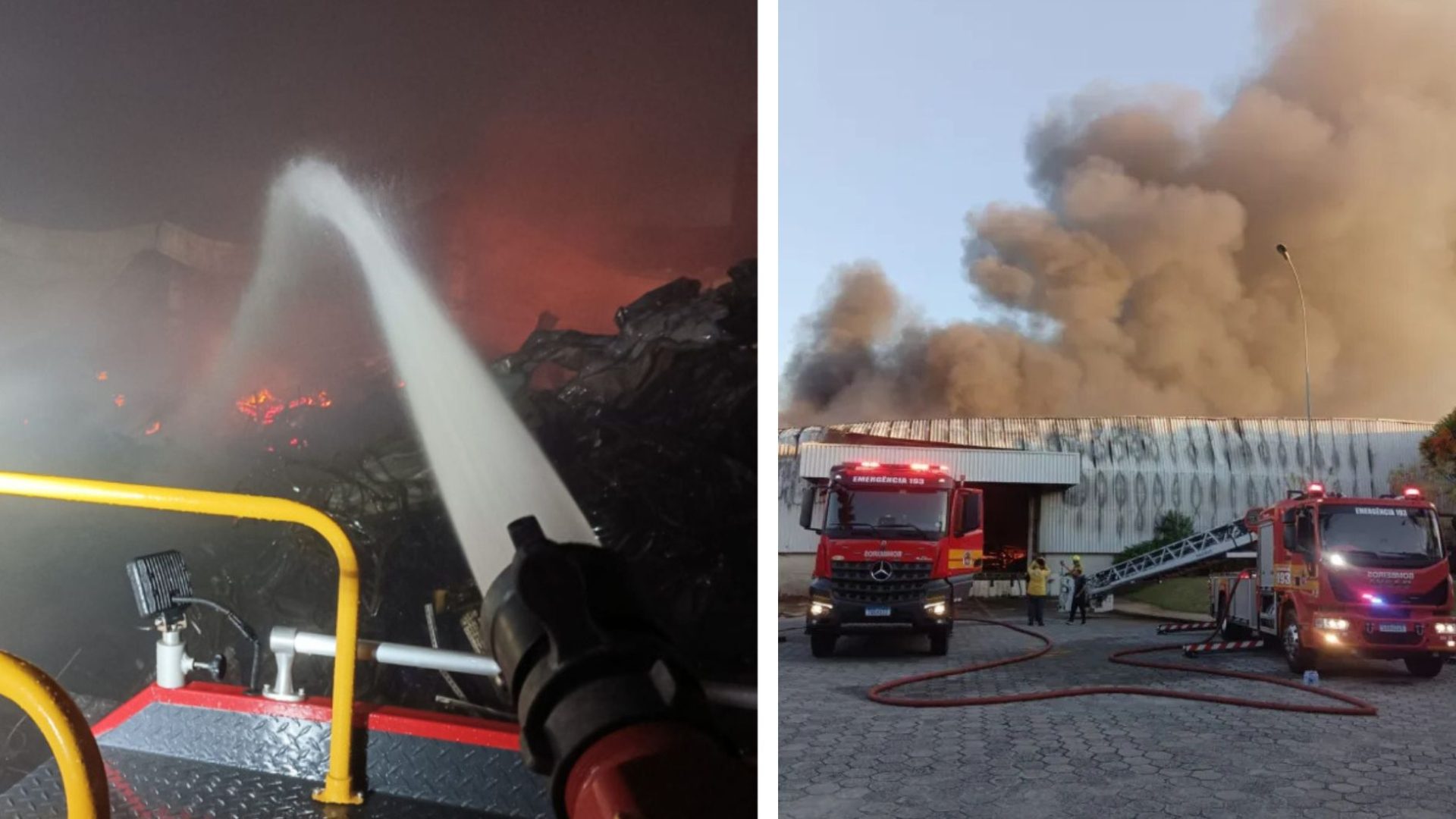 incêndio na fábrica da Colcci