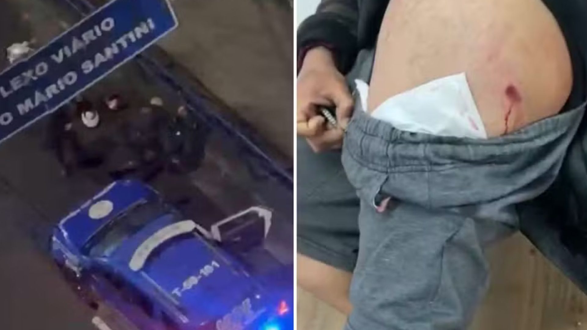 motociclista baleado em São Vicente