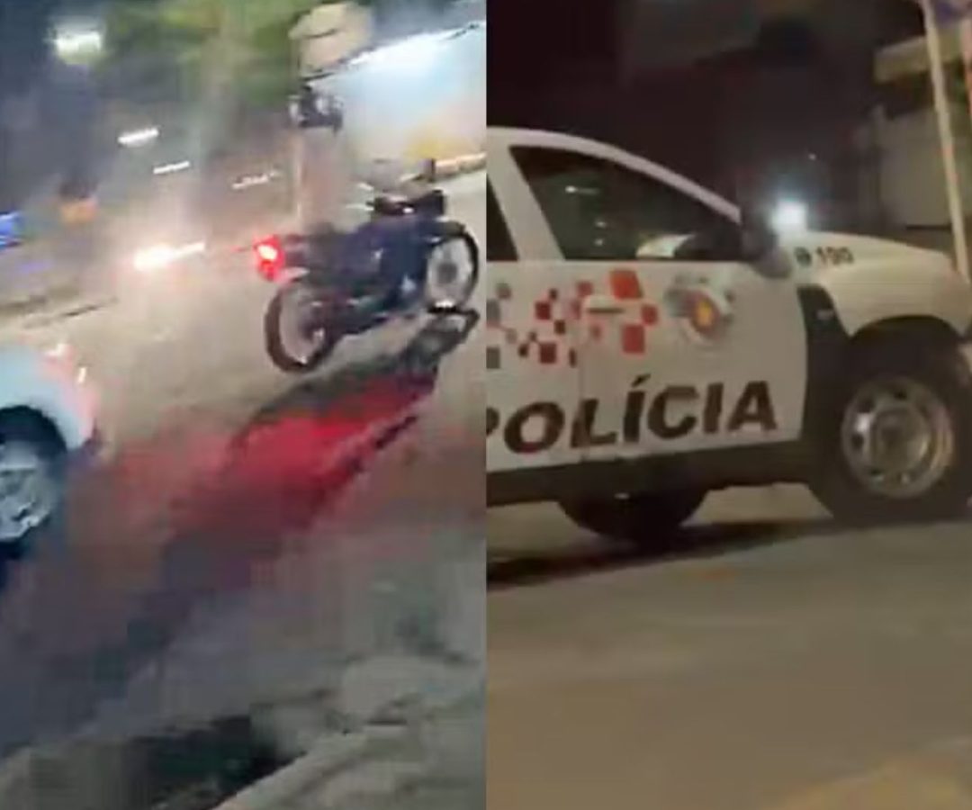 motociclista é atropelado por viatura