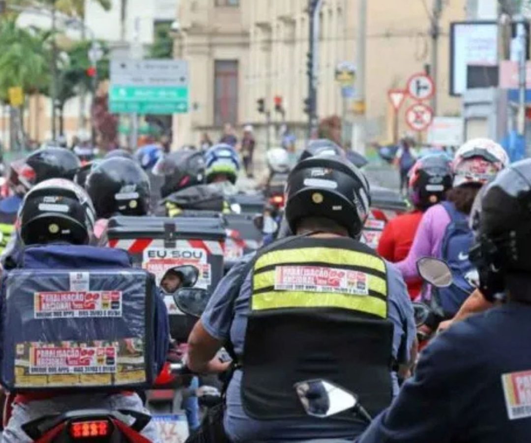 paralisação de trabalhadores por aplicativo