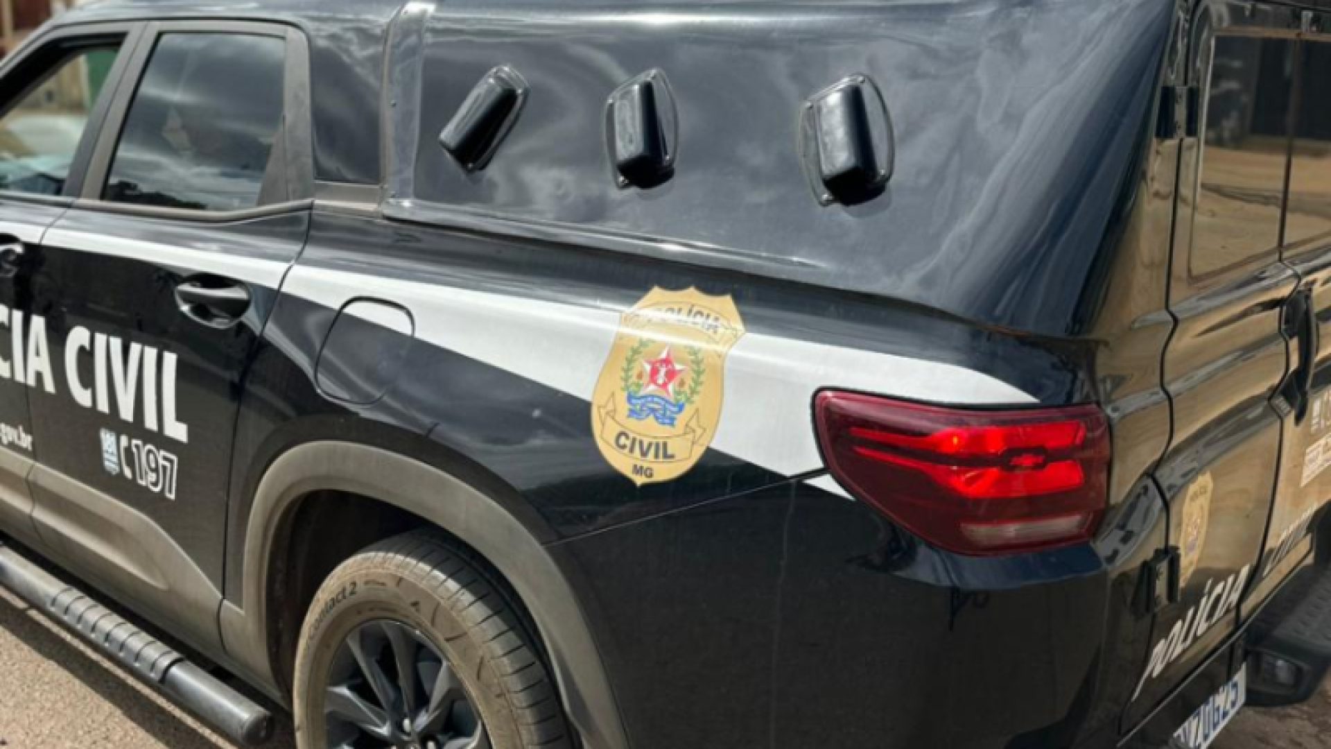 Viatura da Polícia Civil de Minas Gerais