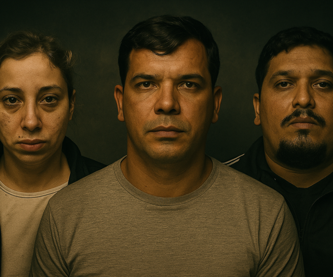 Dahesly Oliveira Pires, “Jaguar” e “Fofão” — três presos até agora, investigados pelo caso Ruy Ferraz.