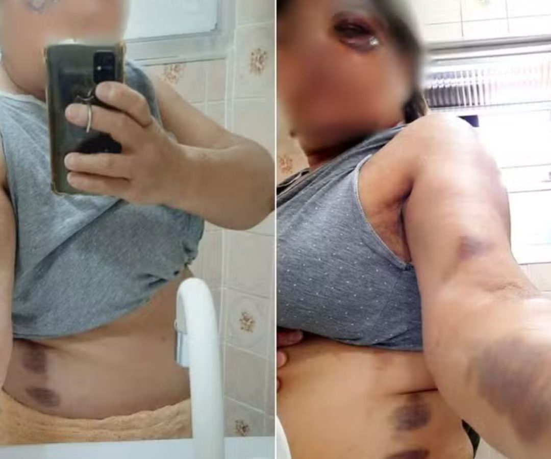 professora agredida por aluno em Cubatão