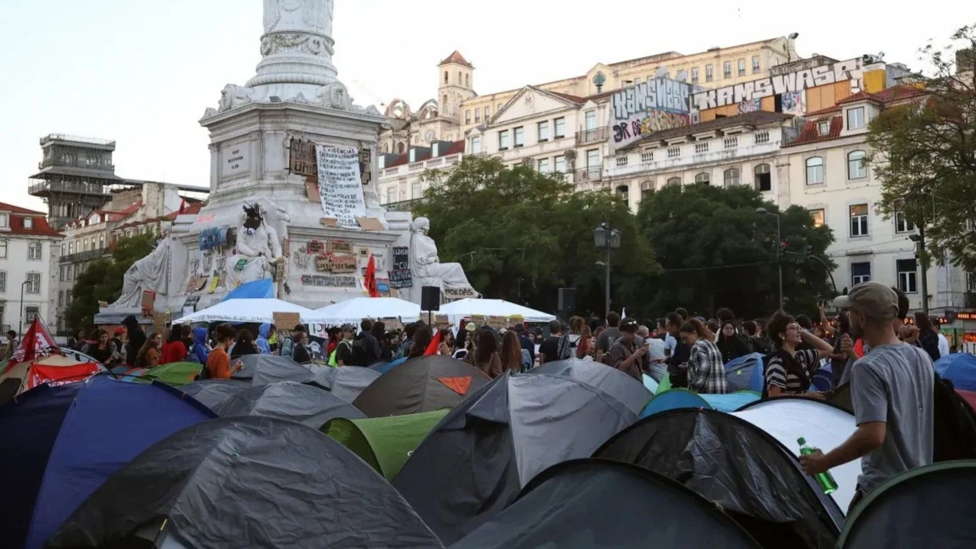 protestos em Portugal