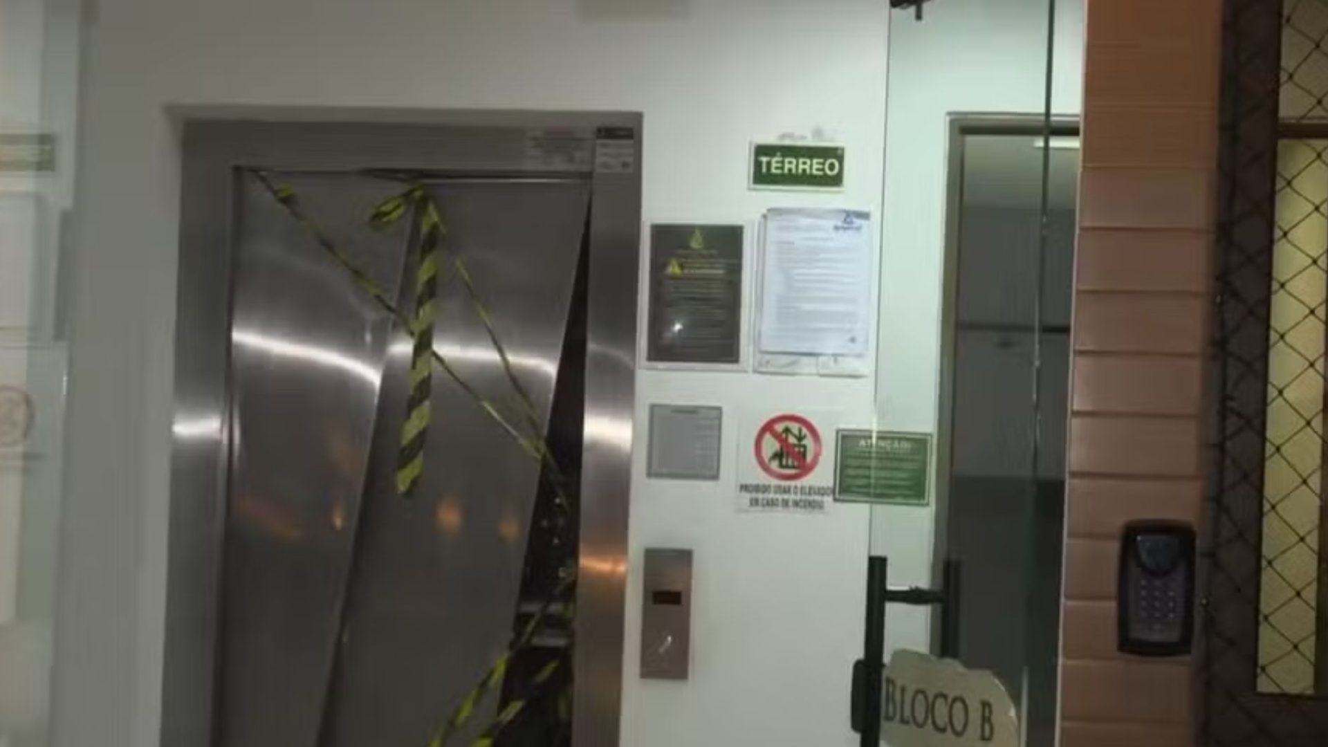 queda de elevador na Paraíba
