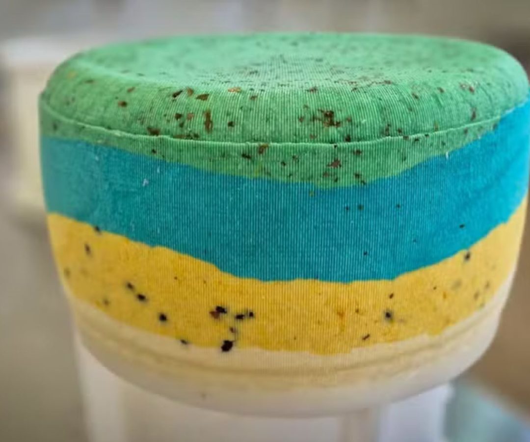 queijo nas cores do Brasil