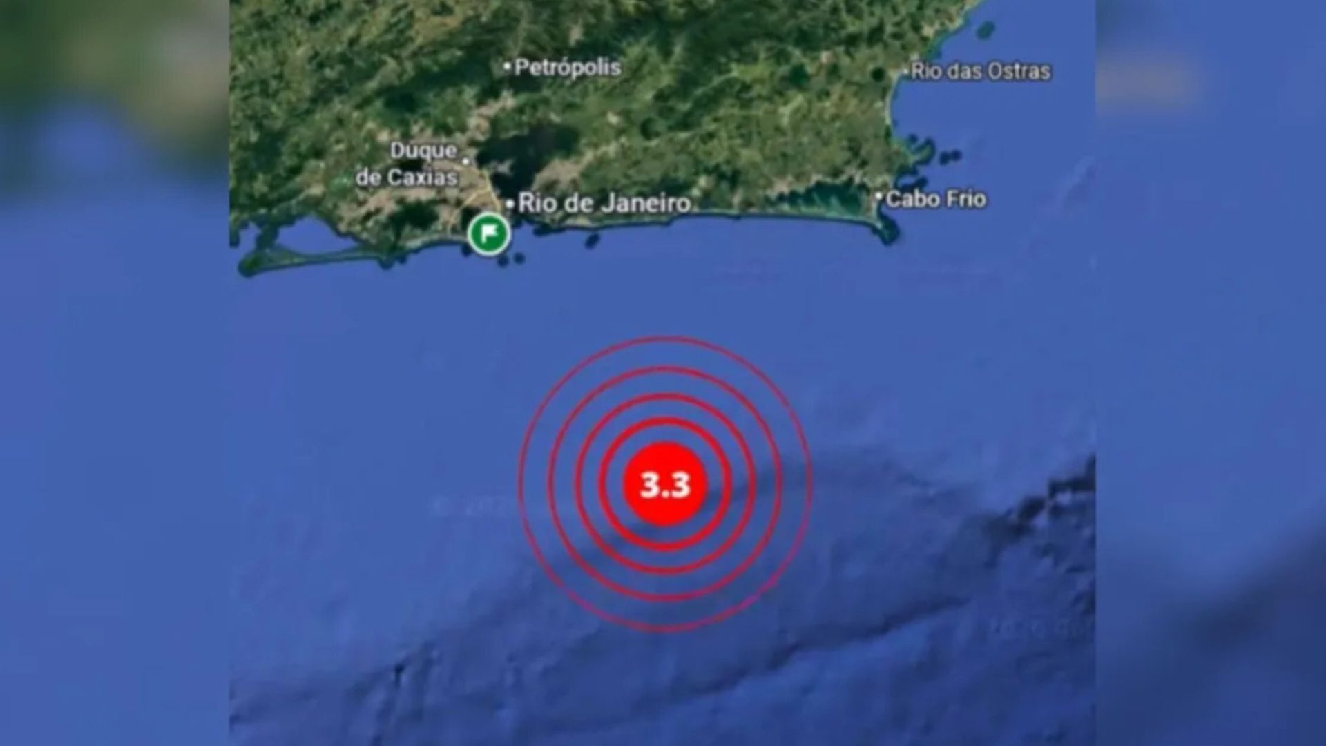 tremor no rio de janeiro