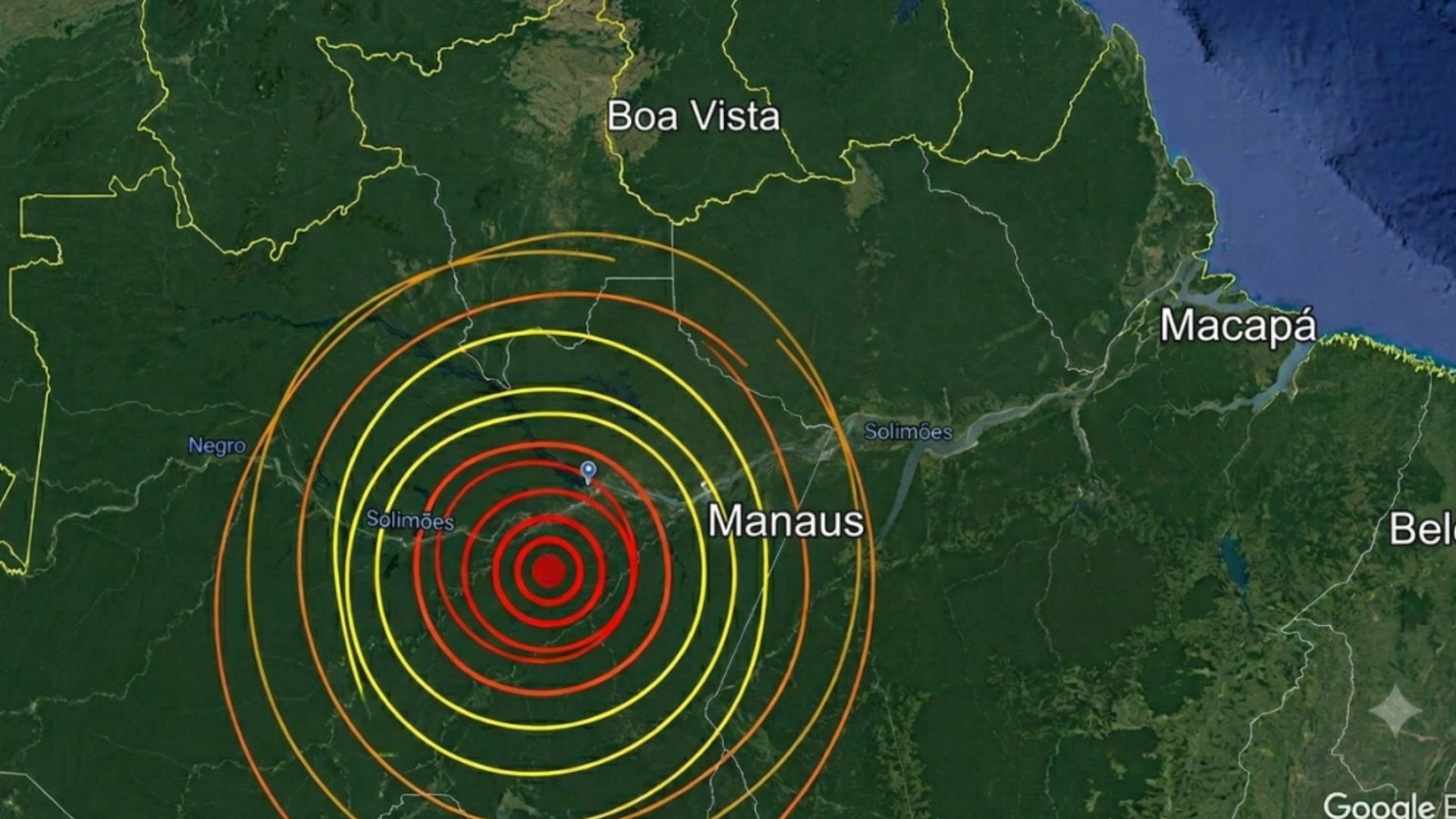tremores no Brasil
