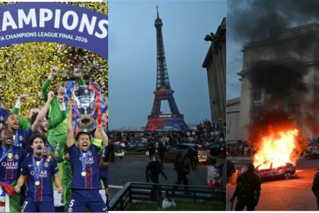 violência na França após título do PSG